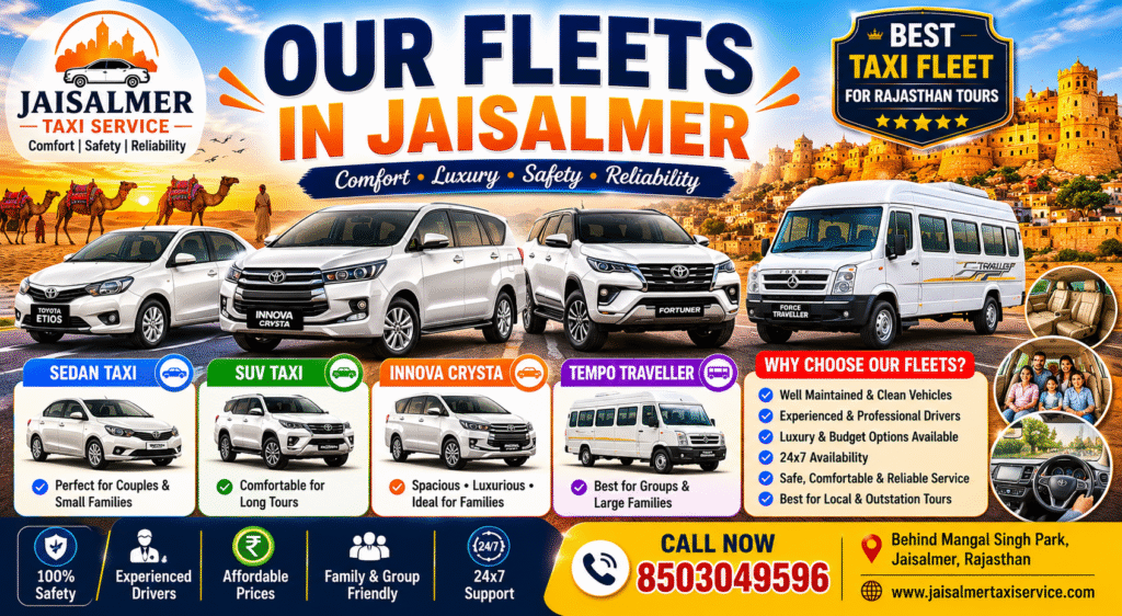 Our Fleets in Jaisalmer